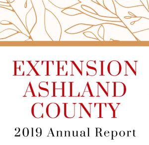 Extension Ashland County 2019 Annual Report