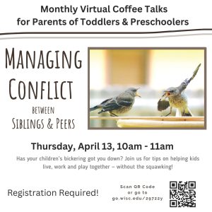 Coffee Talks for Parents of Toddlers & Preschoolers – Virtual Monthly Class