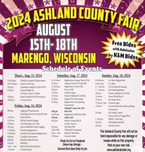 2024 Ashland County Fair Premium Paper Now Available