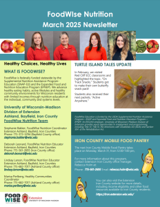 FoodWIse Newsletter – March 2025