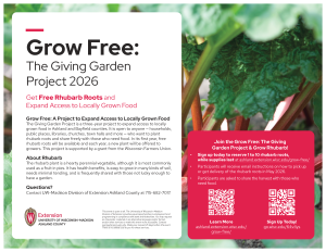 Calling all Rhubarb Lovers!