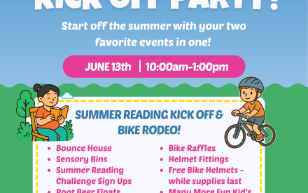 Summer Reading Kick Off Party & Bike Rodeo!
